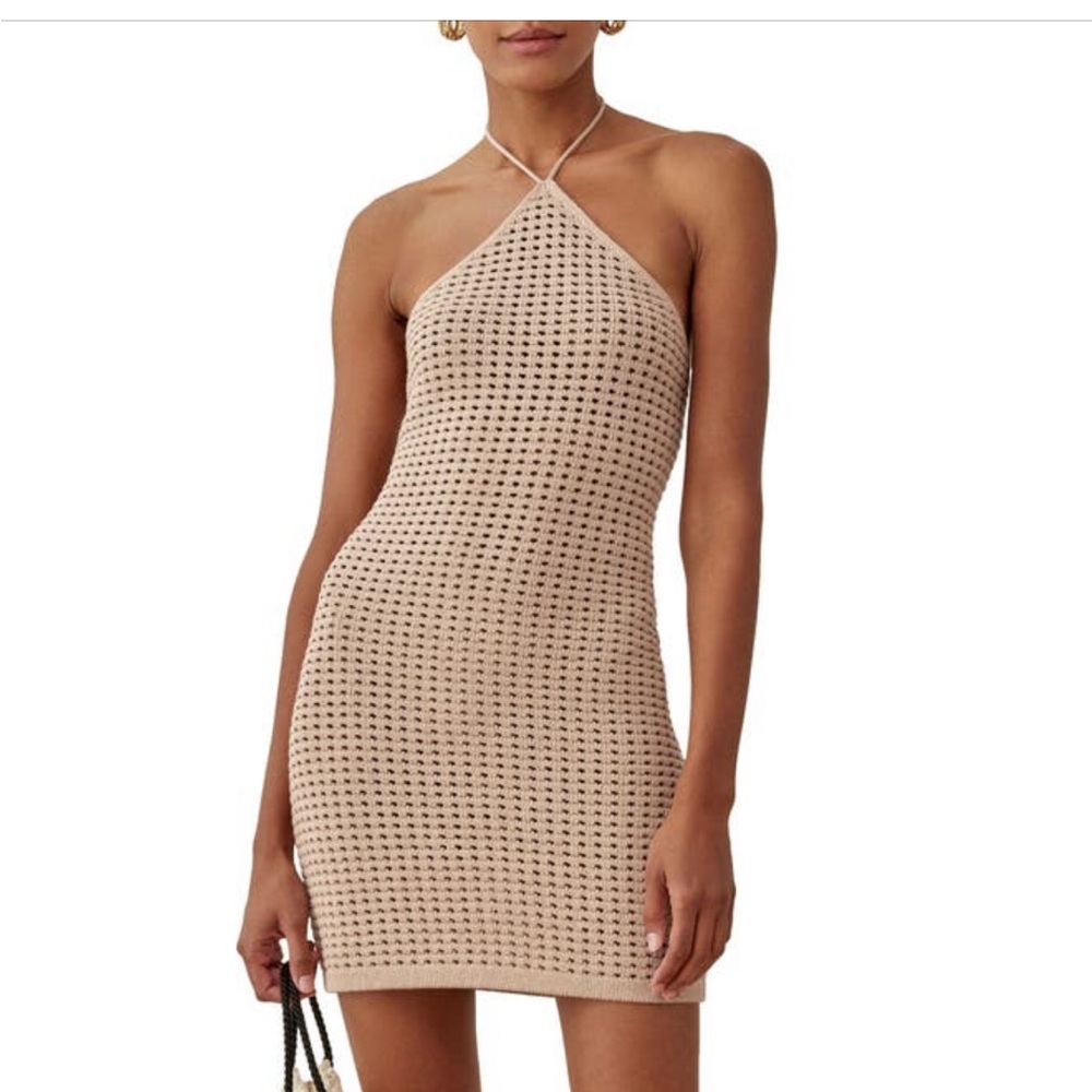 BNWT Reformation Knit Halter Dress, Originally $19&